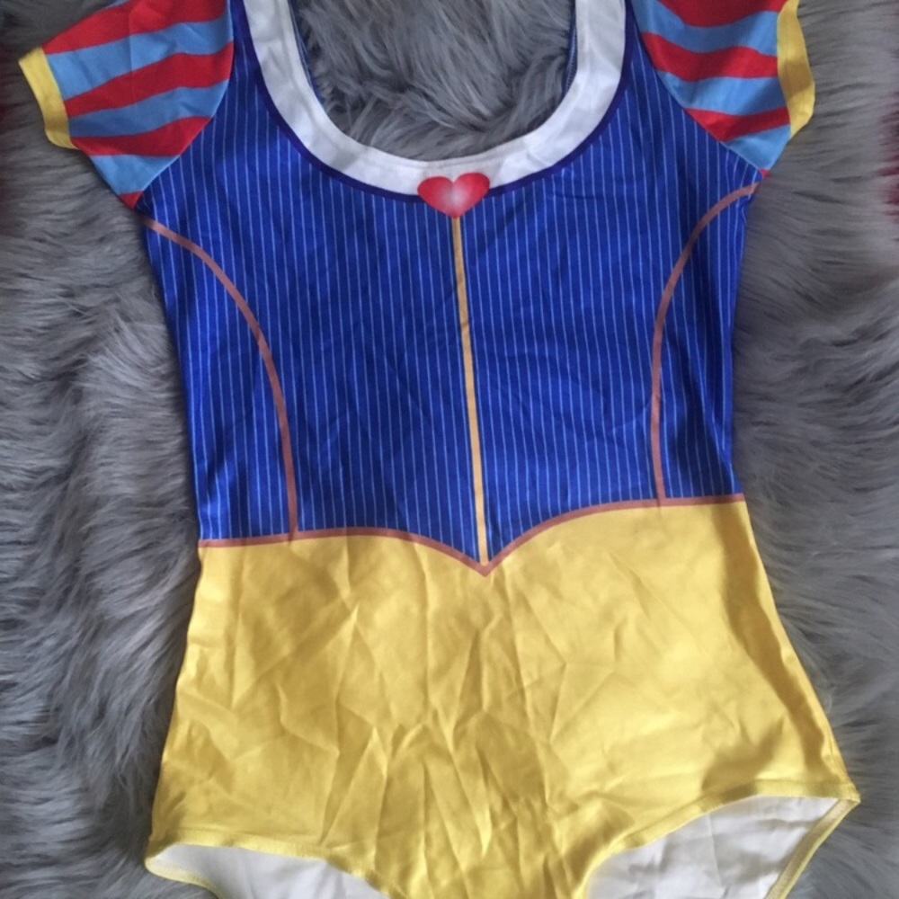 New Halloween Snow White Costume bodysuit